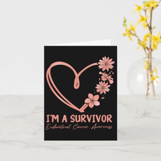 Ik ben een overlevende. Bewustzijn van endometrium Kaart (Gele Bloem)
