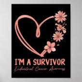 Ik ben een overlevende. Bewustzijn van endometrium Poster (Voorkant)