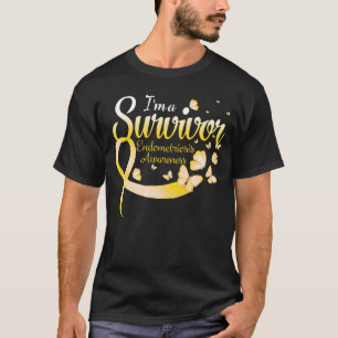 Ik ben een overlevende endometriosis Awareness But T-shirt