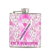 Ik ben een overlevende_ heupfles (Voorkant)