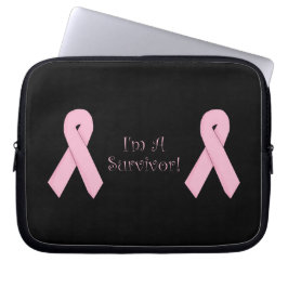 Ik ben een overlevende! laptop sleeve