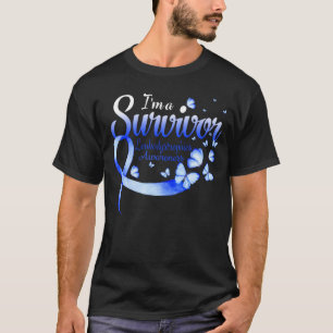Ik ben een overlevende leukodystrofieën bewustzijn t-shirt