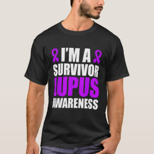 Ik ben een overlevende Lupus Awareness Lupus Warri T-shirt