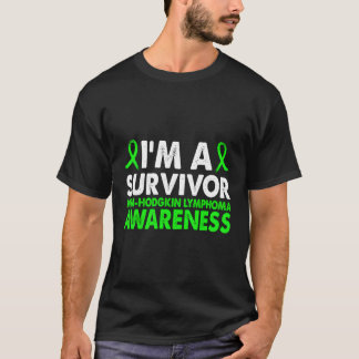 Ik ben een overlevende non-Hodgkin lymfoom bewustz T-shirt