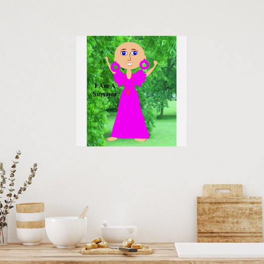 Ik ben een overlevende Poster (Keuken)