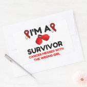 Ik ben een overlevende rechthoekige sticker (Envelop)