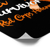 Ik ben een overlevende RSD Crps Bewustheid Poster (Hoek)