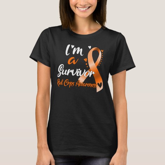 Ik ben een overlevende RSD Crps Bewustheid T-shirt (Voorkant)