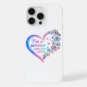 Ik ben een overlevende schildklierkanker bewustzij iPhone 15 pro max case