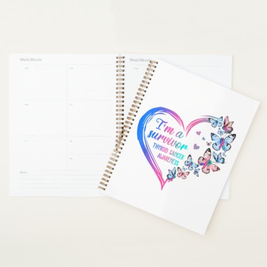 Ik ben een overlevende Schildklierkanker bewustzij Planner (Display)