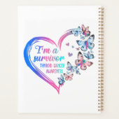 Ik ben een overlevende Schildklierkanker bewustzij Planner (Achterkant)