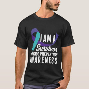 Ik ben een overlevende suïcidepreventie. t-shirt