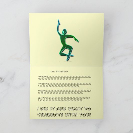 IK BEN EEN OVERLEVENDE UITNODIGING (Binnen)