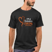 Ik ben een overlevende vlinder leukemie maand t-shirt (Voorkant)