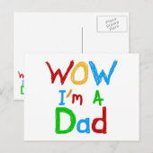 Ik ben een pa T-shirts en GIfts Briefkaart (Voorkant / Achterkant)