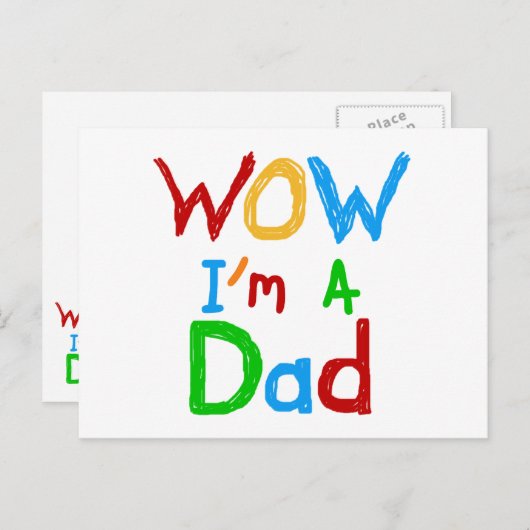 Ik ben een pa T-shirts en GIfts Briefkaart (Voorkant / Achterkant)