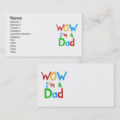 Ik ben een pa T-shirts en GIfts Contactkaartje (Voorkant / Achterkant)