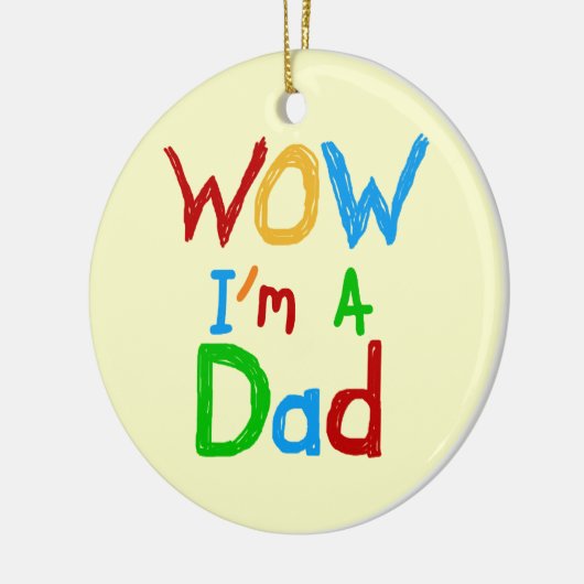 Ik ben een pa T-shirts en GIfts Keramisch Ornament (Links)