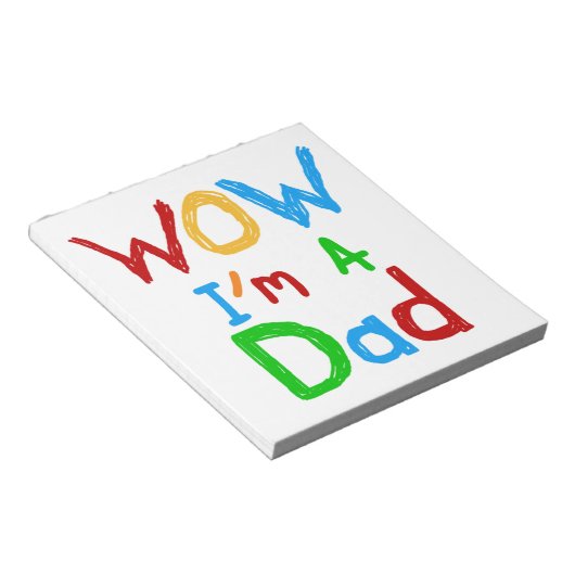 Ik ben een pa T-shirts en GIfts Notitieblok (Schuin)