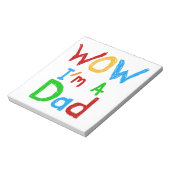 Ik ben een pa T-shirts en GIfts Notitieblok (Linkerzijde)