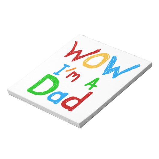 Ik ben een pa T-shirts en GIfts Notitieblok (Linkerzijde)