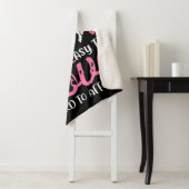 Ik ben een paardenmeisje dat makkelijk van te houd sherpa deken (In situ)