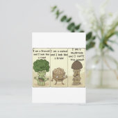 Ik ben een paddenstoel briefkaart (Staand voorkant)