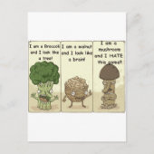 Ik ben een paddenstoel briefkaart (Voorkant)