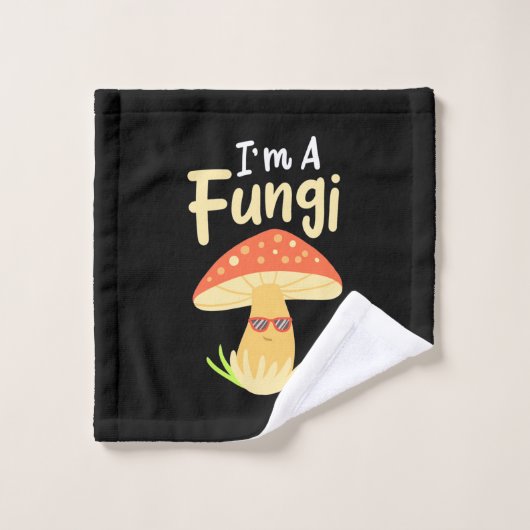 Ik ben een paddenstoel van Fungi Washandje (Wasdoekje)