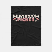 Ik ben een paddenstoelenplukker fleece deken (Voorkant)