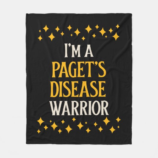 Ik ben een Paget's Disease-strijder Fleece Deken (Voorkant)