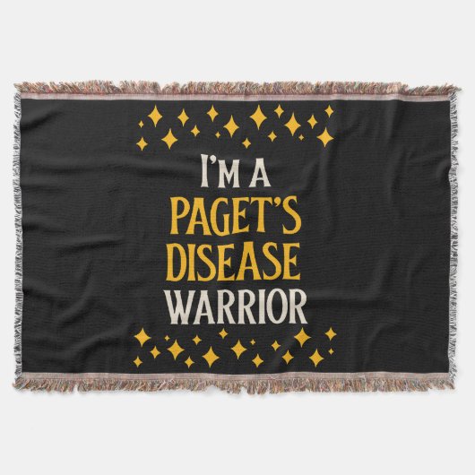 Ik ben een Paget's Disease Warrior Deken (Voorkant)