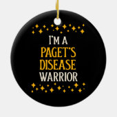 Ik ben een Paget's Disease Warrior Keramisch Ornament (Achterkant)