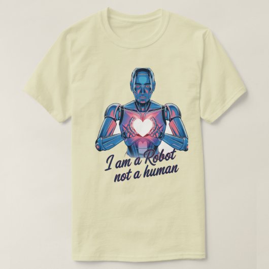 Ik ben een Painting Robot T-shirt (Design voorkant)