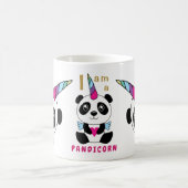 Ik ben een pandimais - Cute Panda Unicorn Koffiemok (Center)