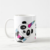 Ik ben een pandimais - Cute Panda Unicorn Koffiemok (Links)