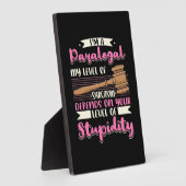 Ik ben een paralegal fotoplaat (Zijkant)