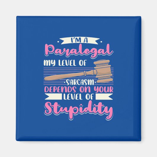 Ik ben een paralegal magneet (Voorkant)