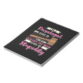 Ik ben een paralegal notitieblok (Linkerzijde)