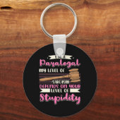 Ik ben een paralegal sleutelhanger (Voorkant)