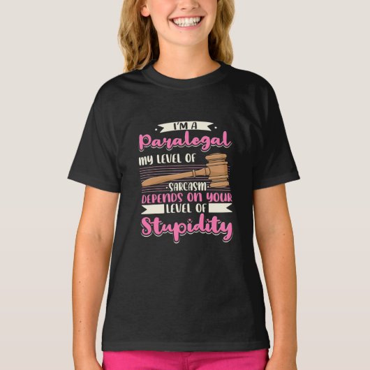 Ik ben een paralegal t-shirt (Voorkant)