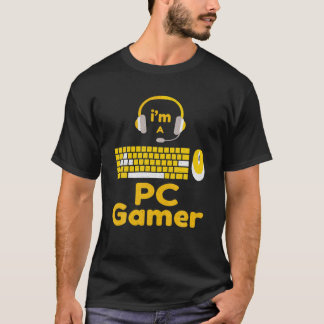 Ik ben een PC Gamer, Computer Games, Keyboard Mous T-shirt