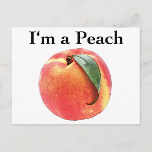 Ik ben een Peach Briefkaart