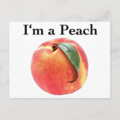 Ik ben een Peach Briefkaart (Voorkant)