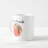 Ik ben een Peach Koffiemok (Voorkant links)