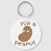 Ik ben een PEANUT Sleutelhanger (Voorkant)
