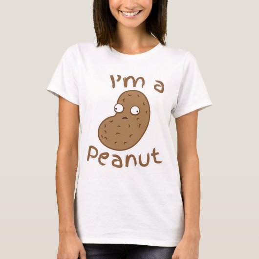 Ik ben een PEANUT T-shirt (Voorkant)
