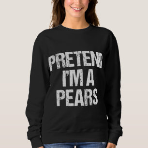 Ik ben een peeren Funny Lazy Halloween Costume Trui