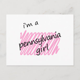 Ik ben een Pennsylvania Girl Briefkaart