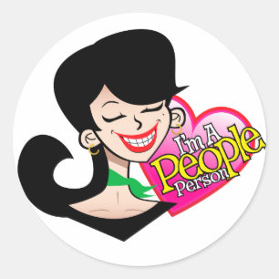 Ik ben een People Person Sticker